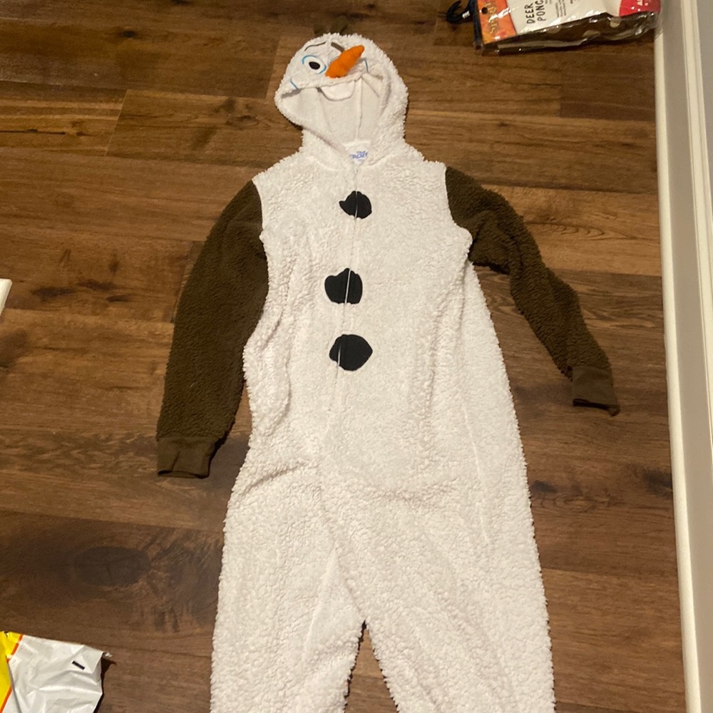 Men’s large Olaf frozen Halloween costume.